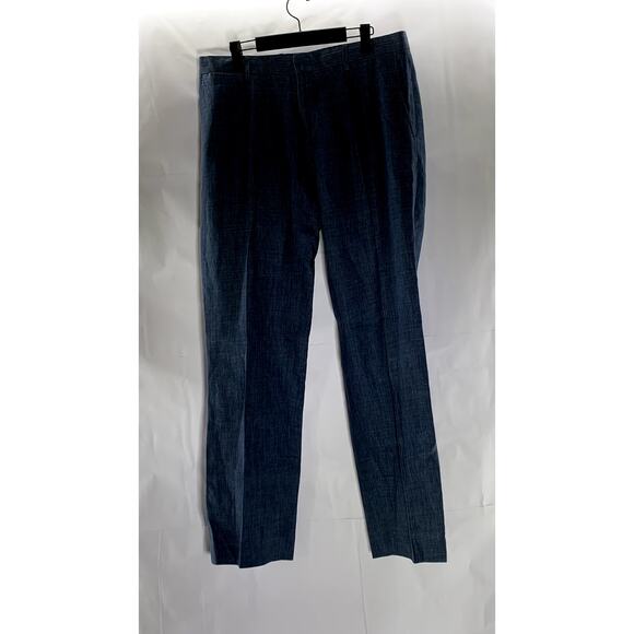 BANANA REPUBLIC Men's Blue Chambray Classic-Fit Linen Pant SZ 32X32 - Picture 1 of 10